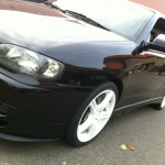 Seat mat witte velgen